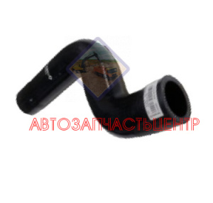 Патрубок радиатора резинотканевый (верхний, кривой) HOWO WG9719530111